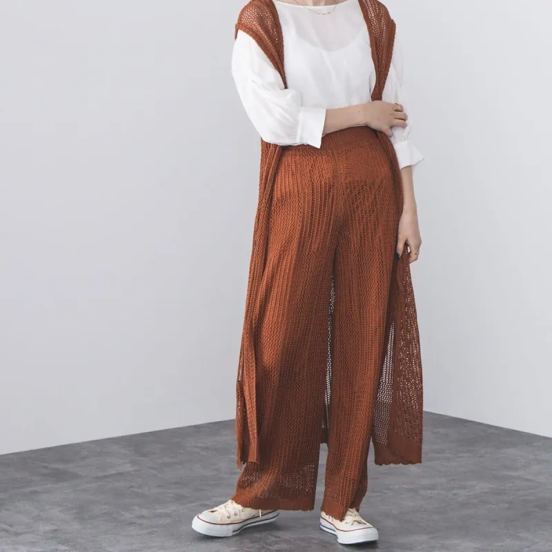 Beams Casual Pants Women's Orange-1