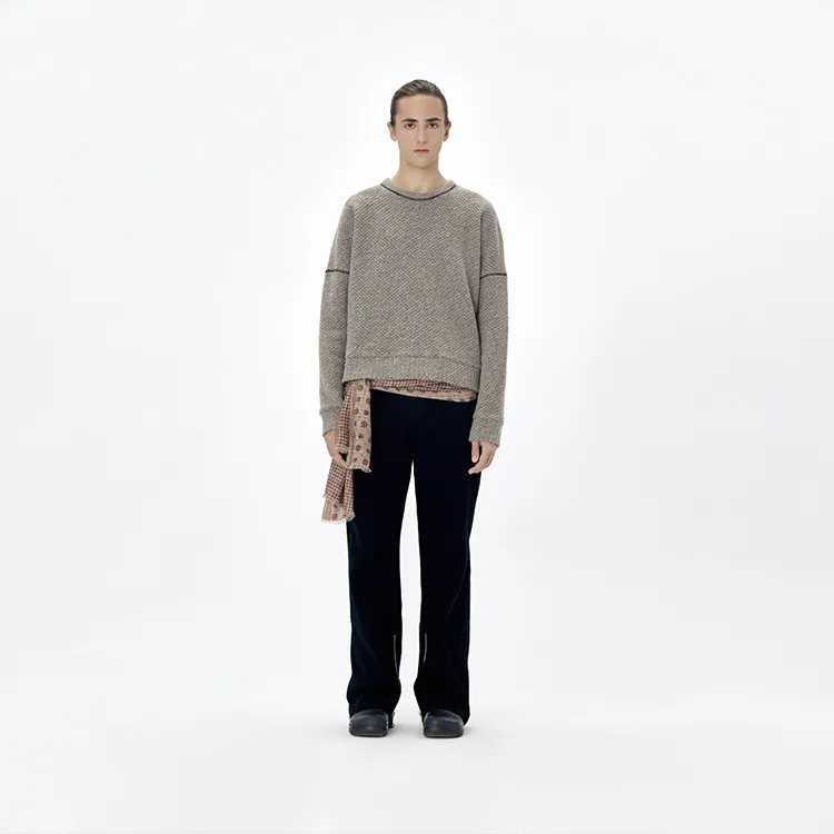 The Last Redemption FW21 Sweater Unisex Light Gray-2
