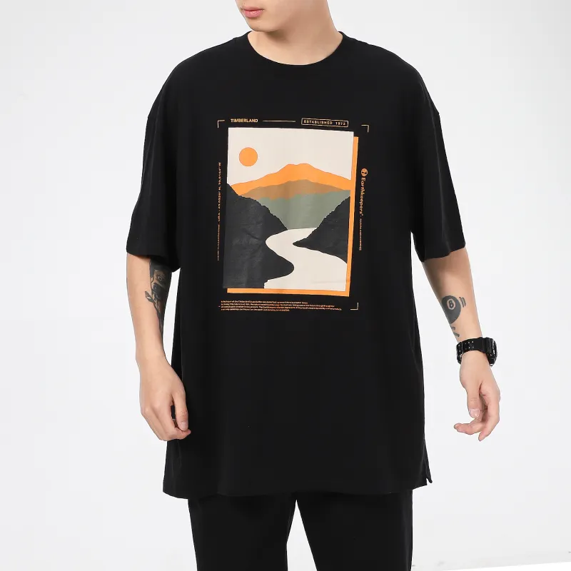 Timberland T Shirts Men Black-3
