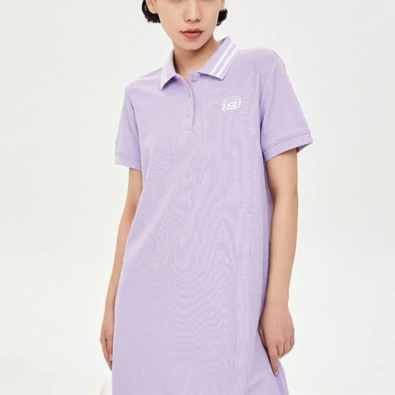 Skechers Colorful Short-Sleeved Dresses Women's-2