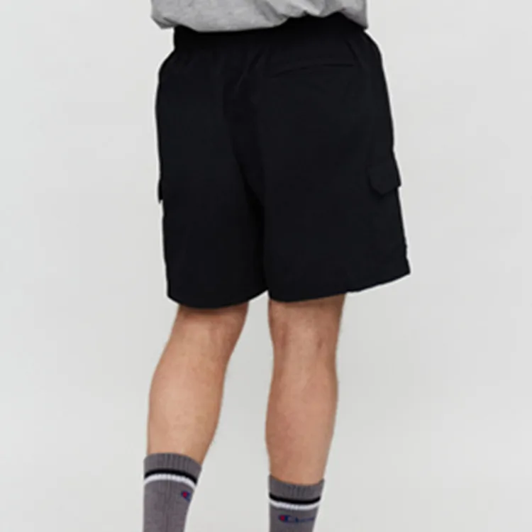 Champion Fitted Shorts US Version Unisex Black-2
