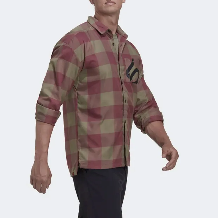 Adidas Free Shipping With AdiClub Five Ten Brand Of The Brave Flannel Shirt Gender Neutral-2