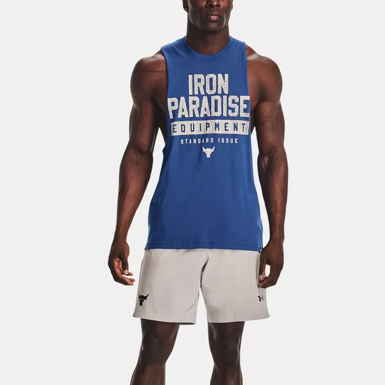 Under Armour Tank Tops Men's Illusion Blue-2