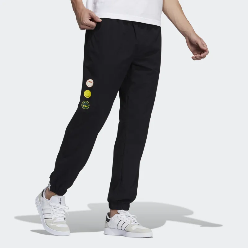 Adidas Neo x SMILEY Sports Pants Men's Black-3