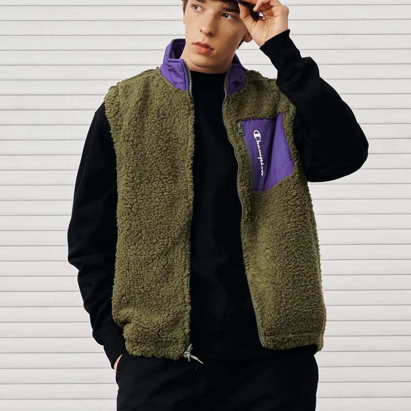Champion Vest Unisex Green Patchwork-3
