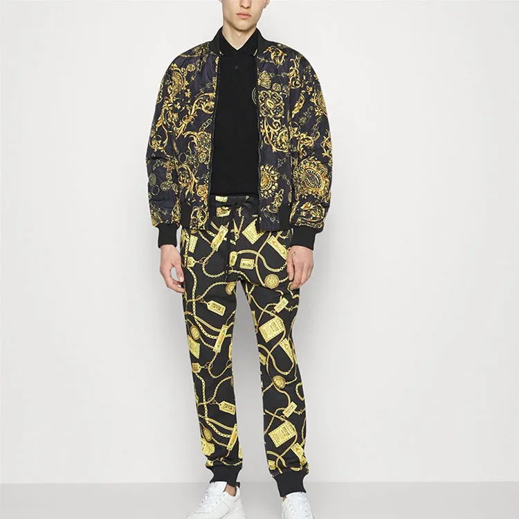 VERSACE JEANS COUTURE V Emblem Cotton Polo Shirt-2