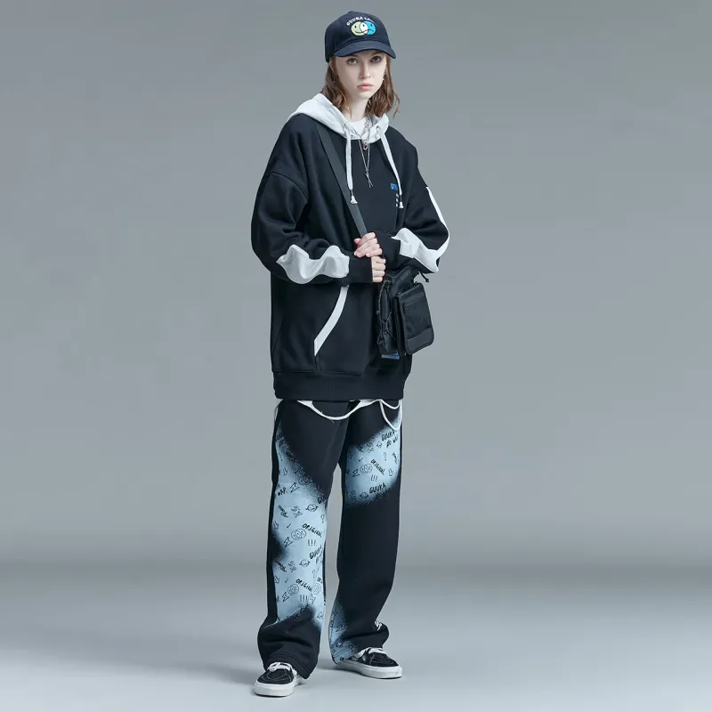 Guuka Sports Pants Unisex Black-3