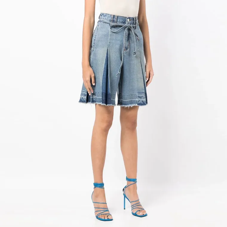 ANDERSSON BELL Denim Shorts Women's Blue-3