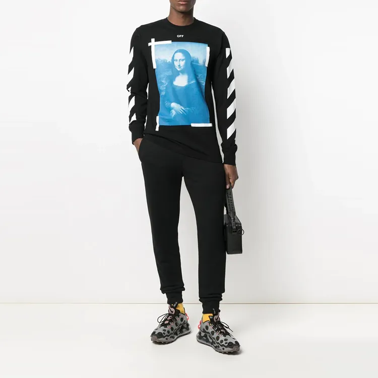 OFF WHITE Mona Lisa Long Sleeve T Shirt-1