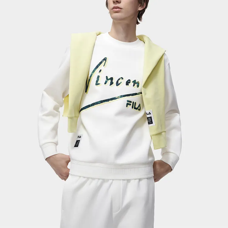 FILA Vincent Van Gogh Sweatshirts Men Cloud White-2