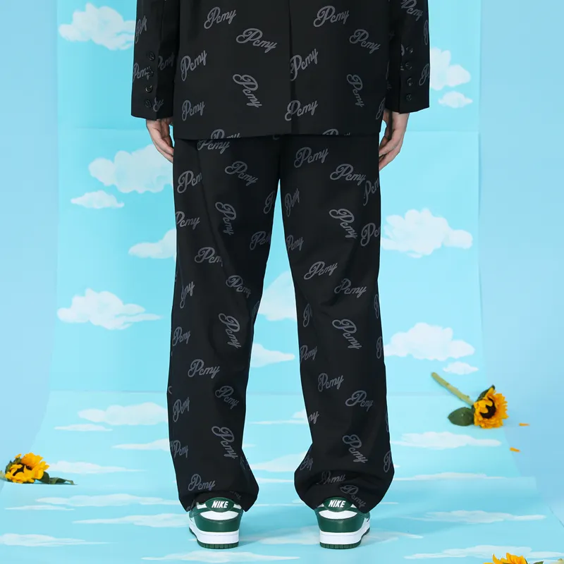PCMY Casual Pants Unisex Black-3
