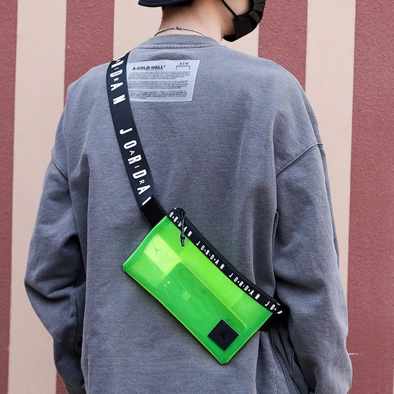 Jordan Polyester Sling Bag, One Shoulder, Crossbody, Kids' Bag, Fanny Pack Regular Unisex Apple Green-4
