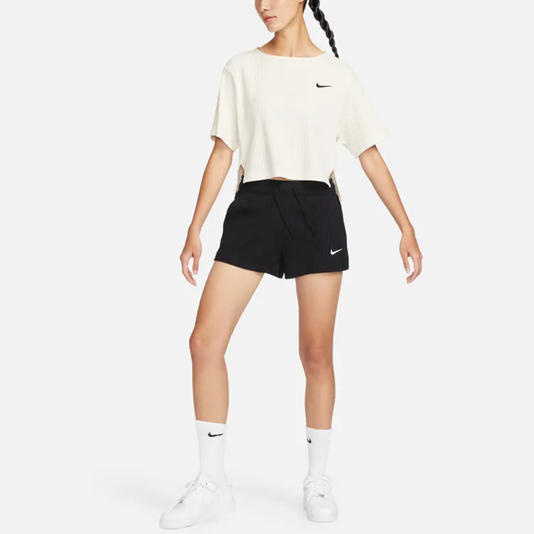 Nike Crop Tops Women's Sail White-2