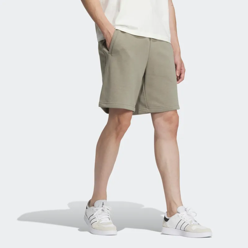 Adidas Neo Casual Shorts Unisex Pebble Silver Gray-3