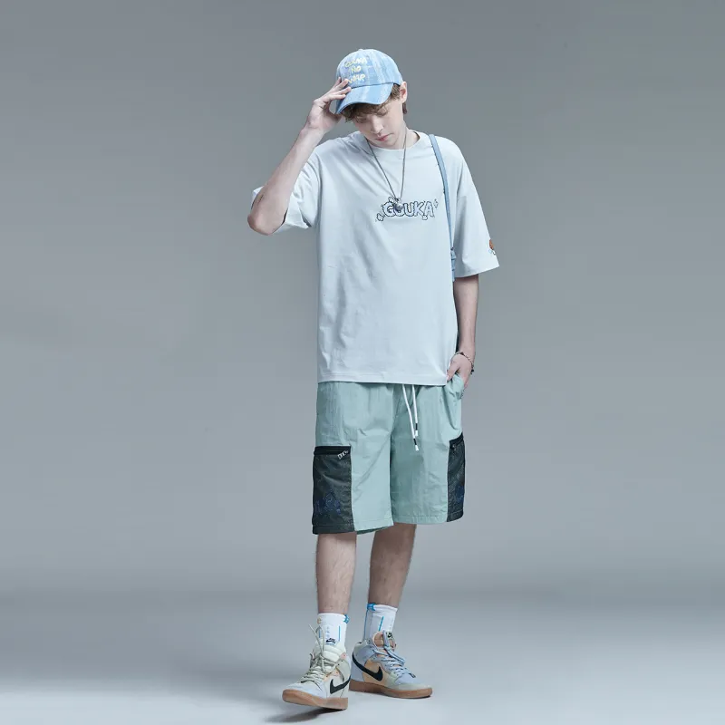 Guuka Casual Shorts Men Light Green-2