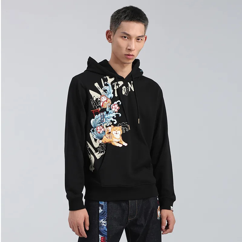 ONIARAI FW21 Hooded Loose Fit Sweatshirt Men's-5