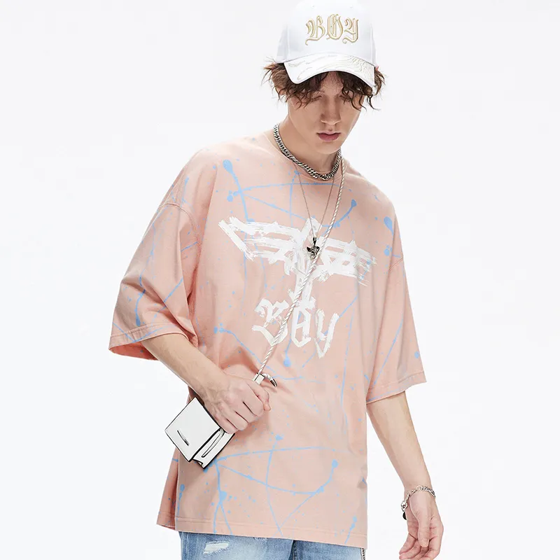 Boy London Heavyweight T Shirt Unisex Pink-4