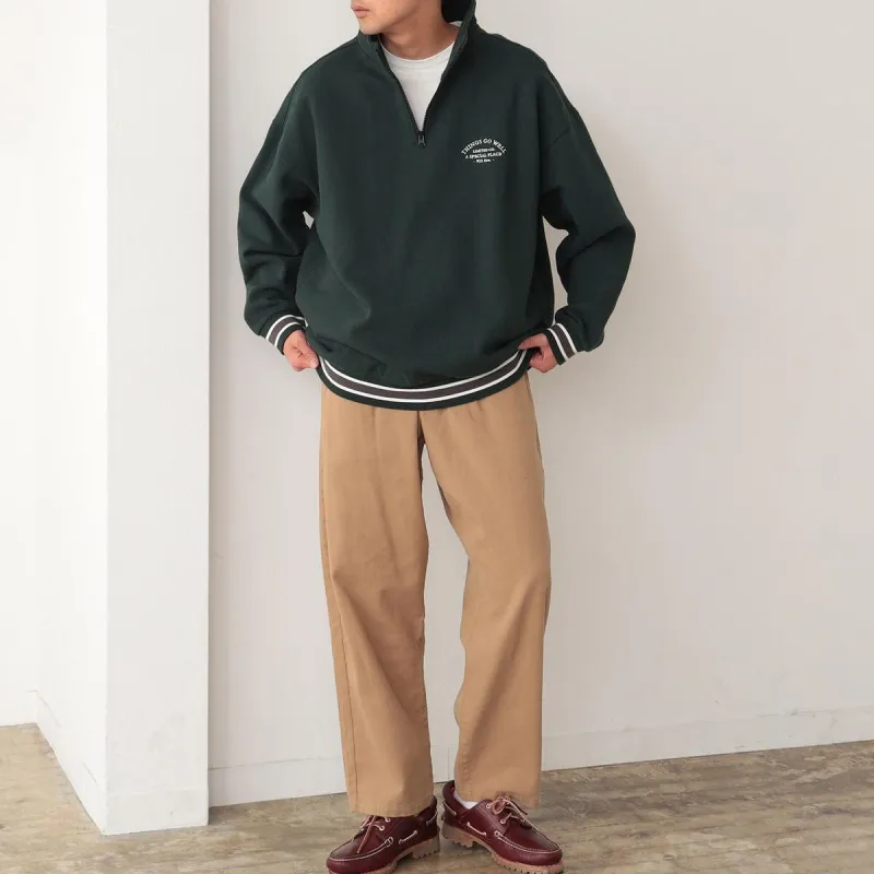 Beams Casual Pants Men Beige-9