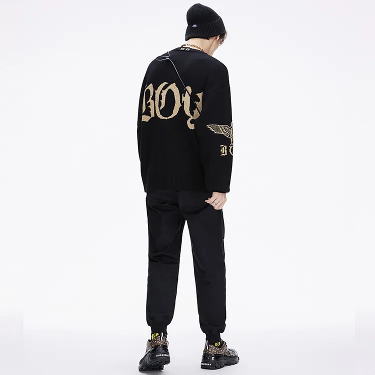 Boy London Casual Pants Unisex Black-2