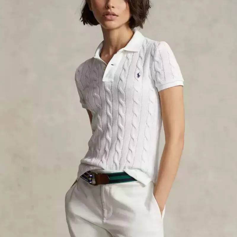 Polo Ralph Lauren FW22 Polo Shirt Women's White-4