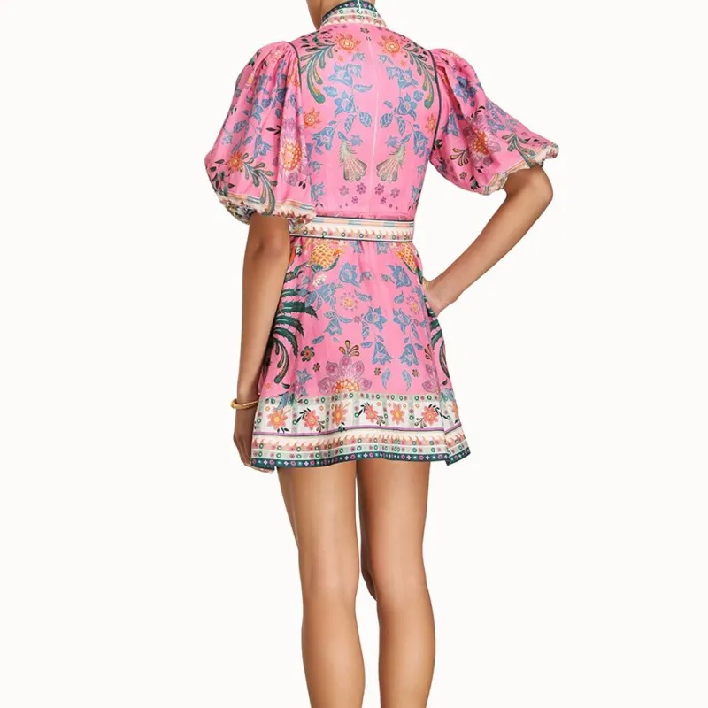 Zimmermann Ginger Buttoned Mini Dress-2
