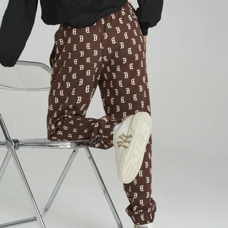 MLB FW22 Casual Pants Unisex Dark Brown-7