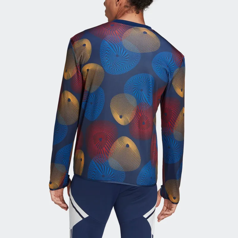 Adidas Sweatshirts Men Blue-2