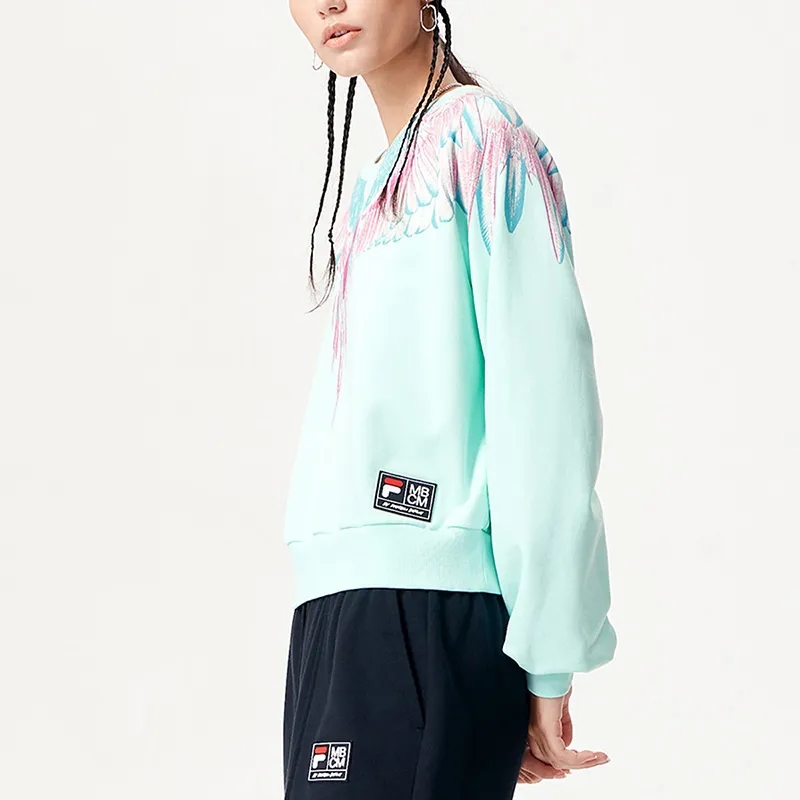 FILA FUSION x Marcelo Burlon Sweatshirt Women's Tranquil Green-5