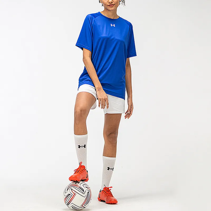 Under Armour Crew Neck Fitted Straight Short-Sleeved T-Shirt Unisex Royal Blue-2