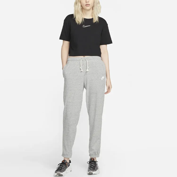 Nike Knitted Sweatpants Women's Dark Gray-2