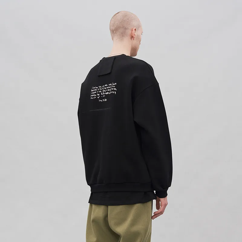 Organic Emotion Crew Neck Loose Fit Heavyweight Sweatshirt Unisex-3