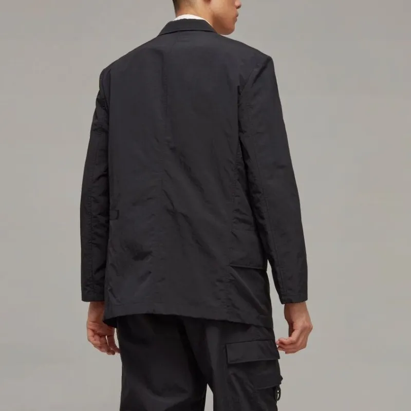 Y 3 Cr Nyl Crease effect Single breasted Blazer-5