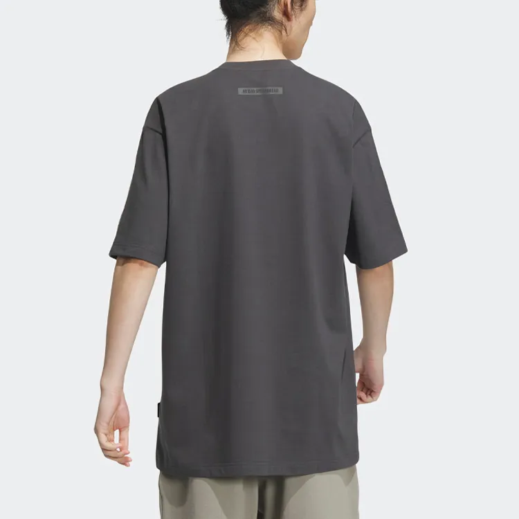 Adidas T Shirt Men's Solid Dark Gray-2