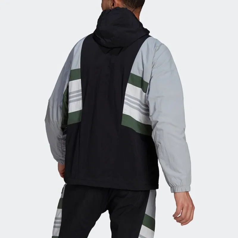 Adidas Jackets Men Silver Gray-3