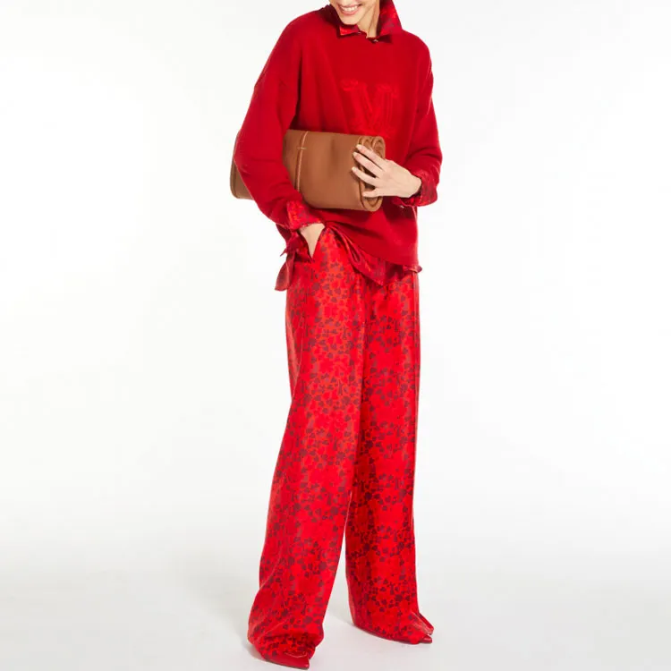 MaxMara SS23 Chinese New Year Cashmere Sweaters Women's Red-0