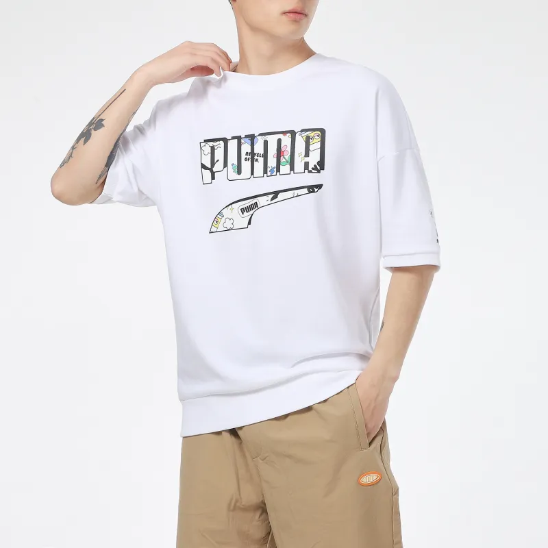 PUMA Better T Shirts Men White-4