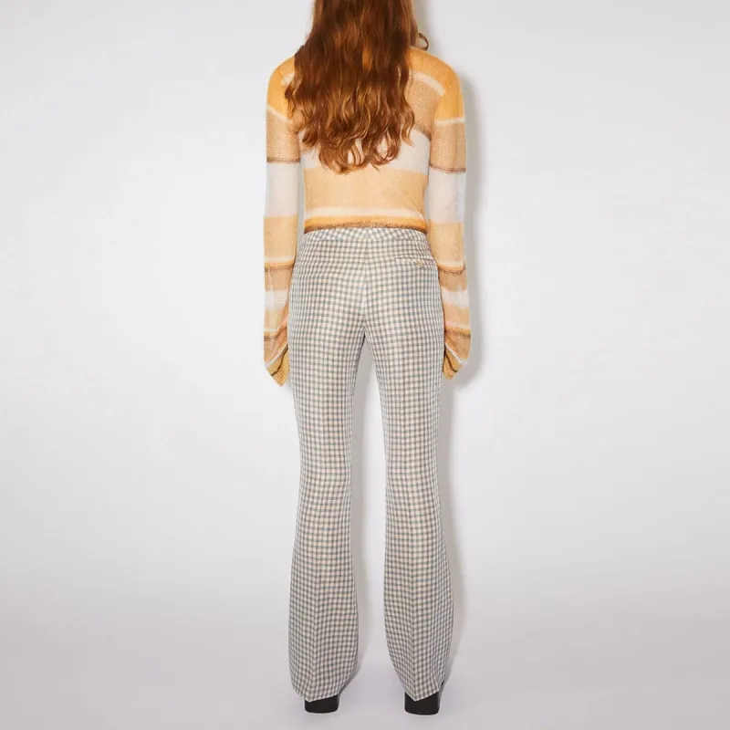 Acne Studios Casual Pants Women's Blue Pink-2