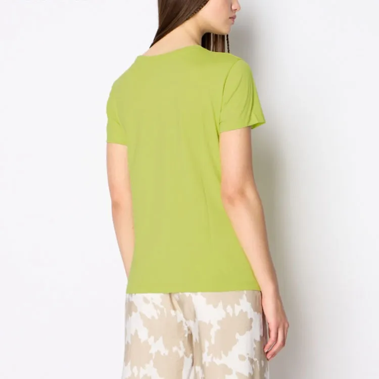 ARMANI EXCHANGE T Shirts Women's Green-4