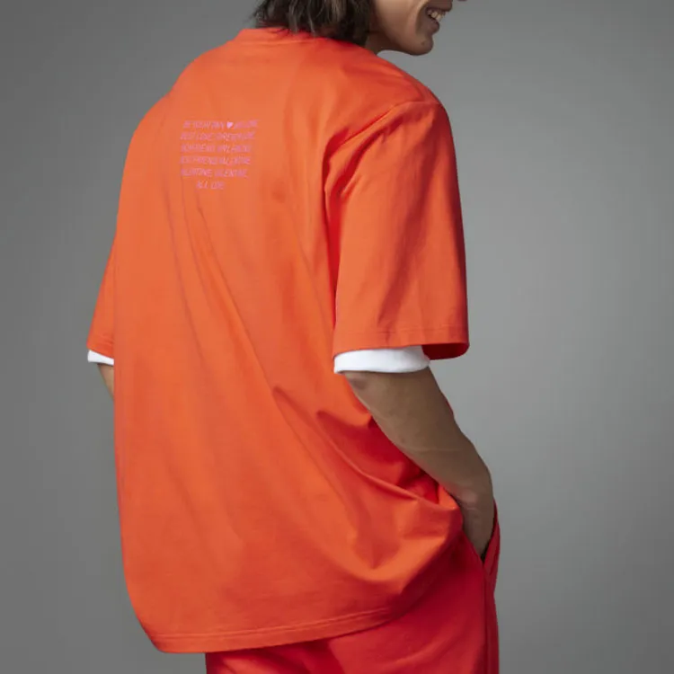 Adidas T Shirts Unisex Bright Red-3