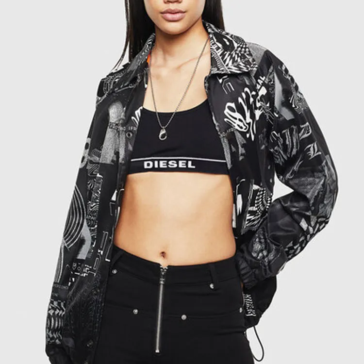 DIESEL Jackets Unisex Black-3