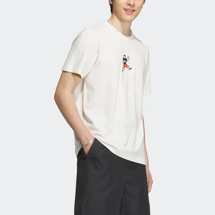 Adidas x SEEBIN T Shirt Men's Pink White-3