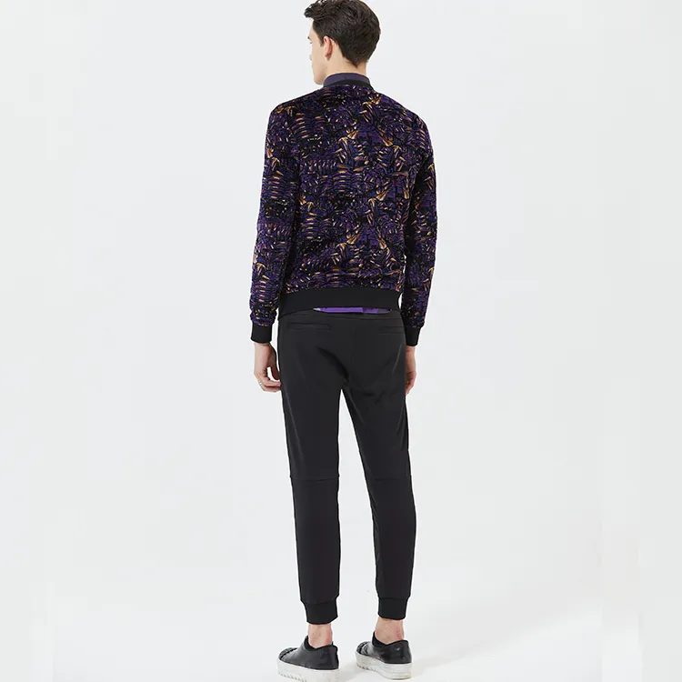 DAVID NAMAN Sweatshirts Men Purple-3
