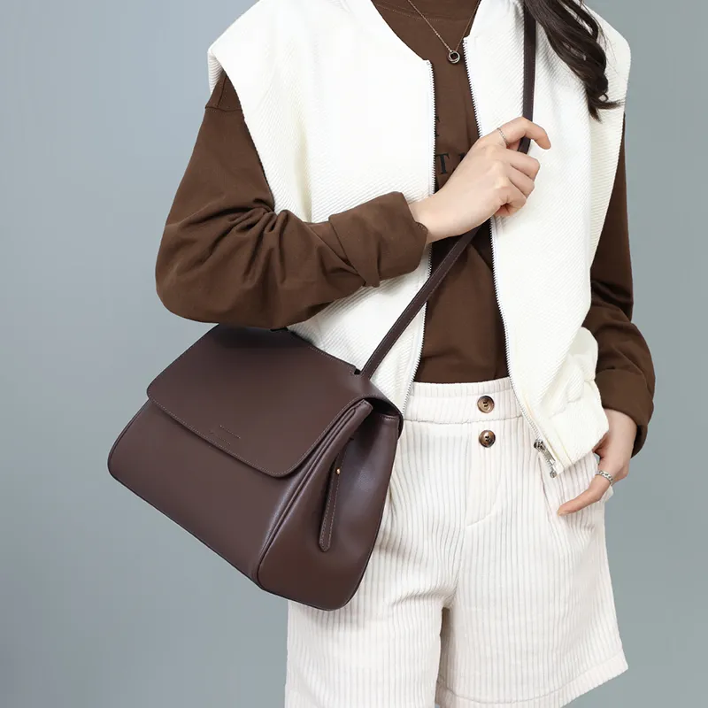 VINEY Cow Leather Crossbody Bag Shoulder Bag Shopping Bag Regular Women's Multicolor-4