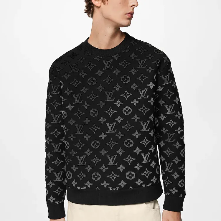 LOUIS VUITTON Gradient Monogram Fil Coupe Sweatshirt-3