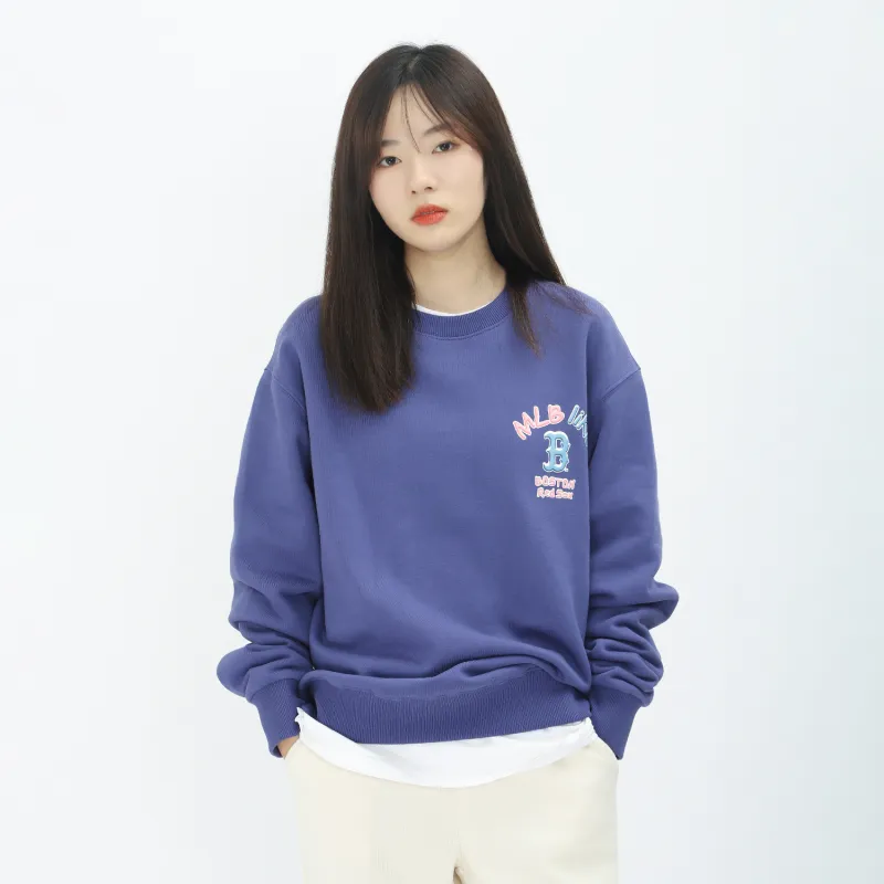 MLB Sweatshirts Unisex Light Navy Blue-3