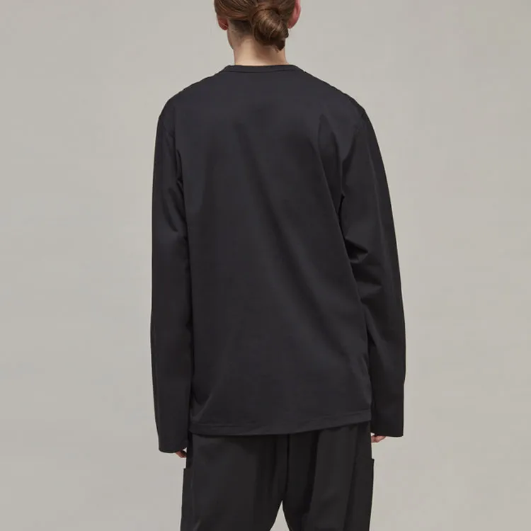 Y-3 Tonal-logo Long-sleeve T-shirt-3