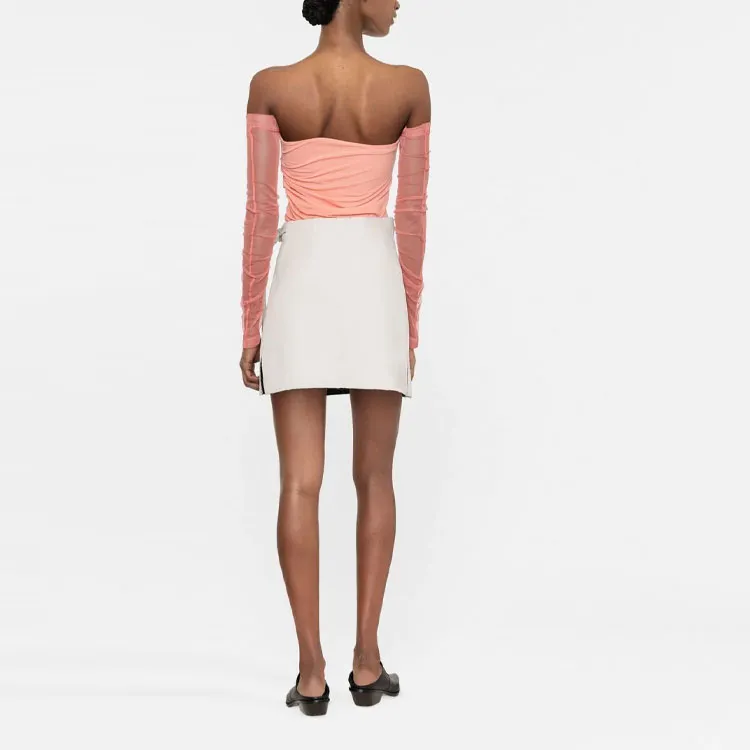 Helmut Lang Sheer Off Shoulder Top-2