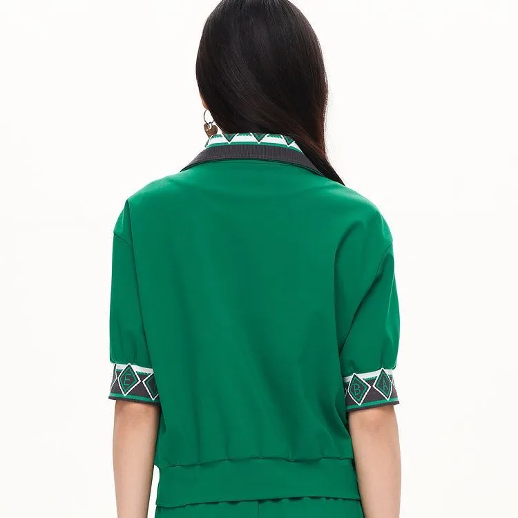 XII BASKET Jackets Women's Green-2