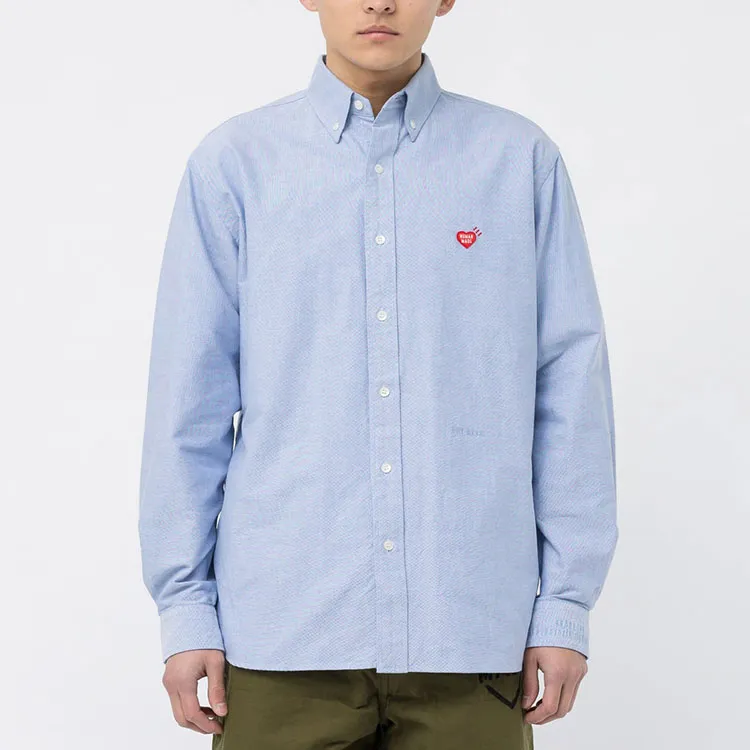 HUMAN MADE Oxford Bd L/S Shirt-9