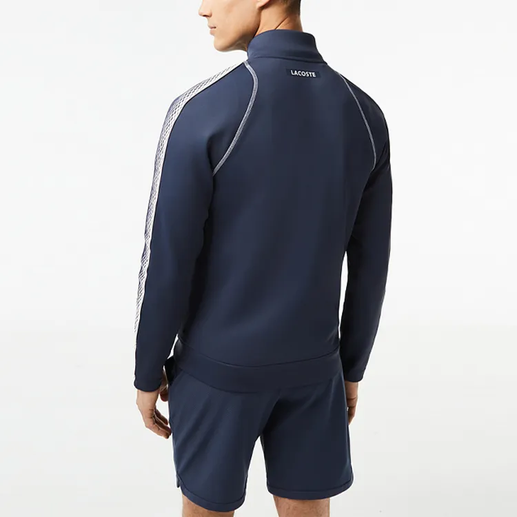 LACOSTE Daniel Medvedev Collaboration Sweatshirts Men Dark Blue-3